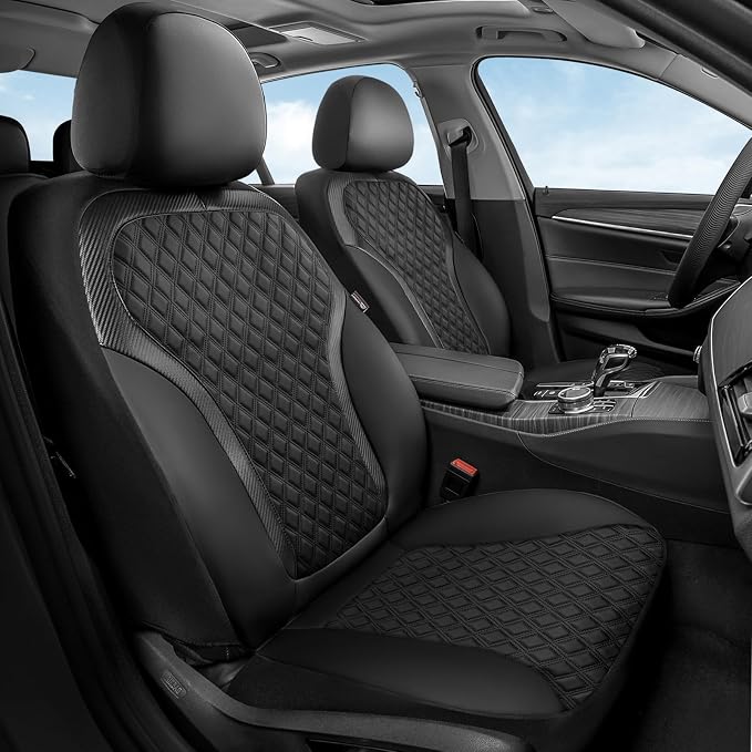 Universal Seat Covers — Front Seat — Black