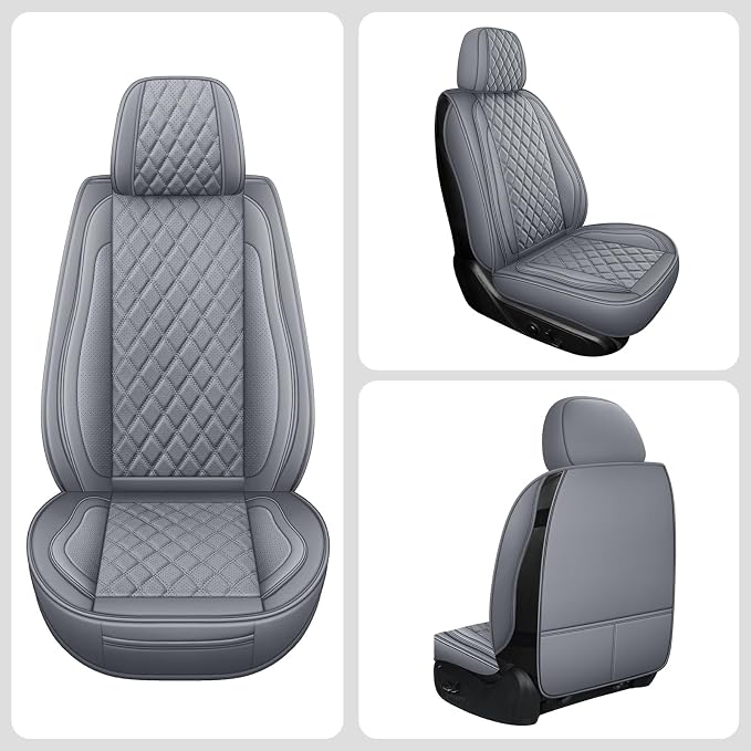 Seat Covers for Chevrolet Silverado / GMC Sierra — Front Seat — Gray