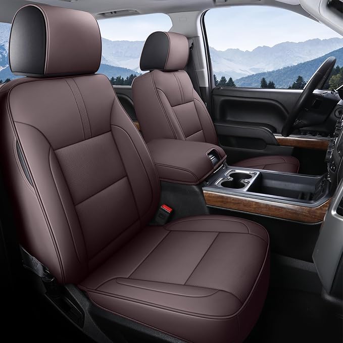 Seat Covers for Chevrolet Silverado / GMC Sierra — Full Set — Brown