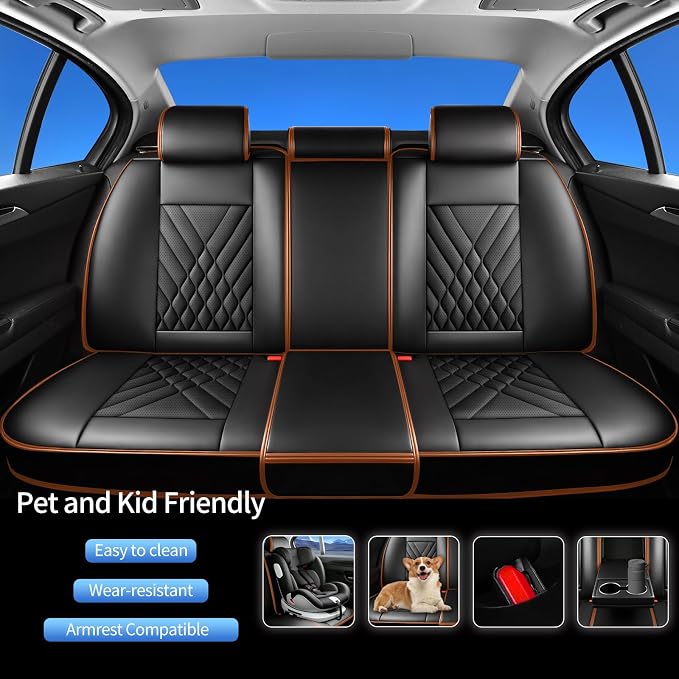 Seat Covers for Nissan Versa — Full Set — Brown