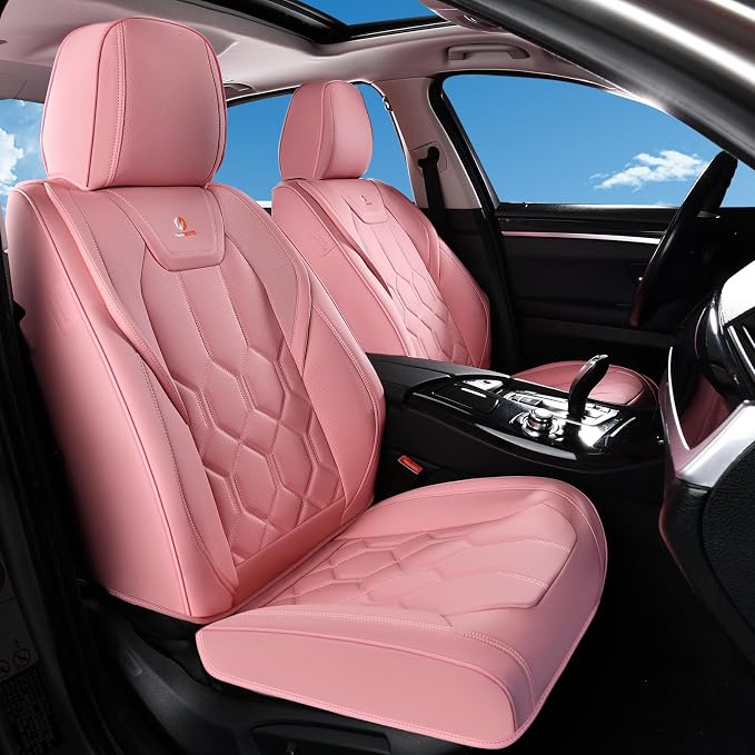 Universal Seat Covers — Front Seat — Pink