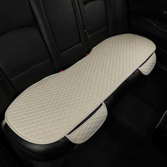 Universal Fabric Seat Covers — Beige