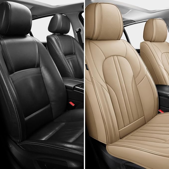 Universal Seat Covers — Front Seat — Beige