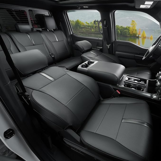 Seat Covers for Ford F-150 — Full Set — Black