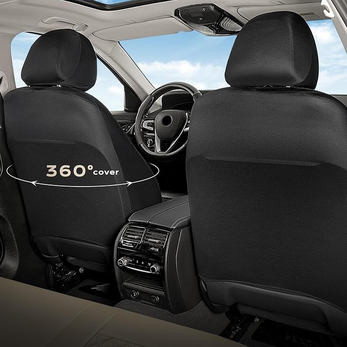 Universal Seat Covers — Front Seat — Beige