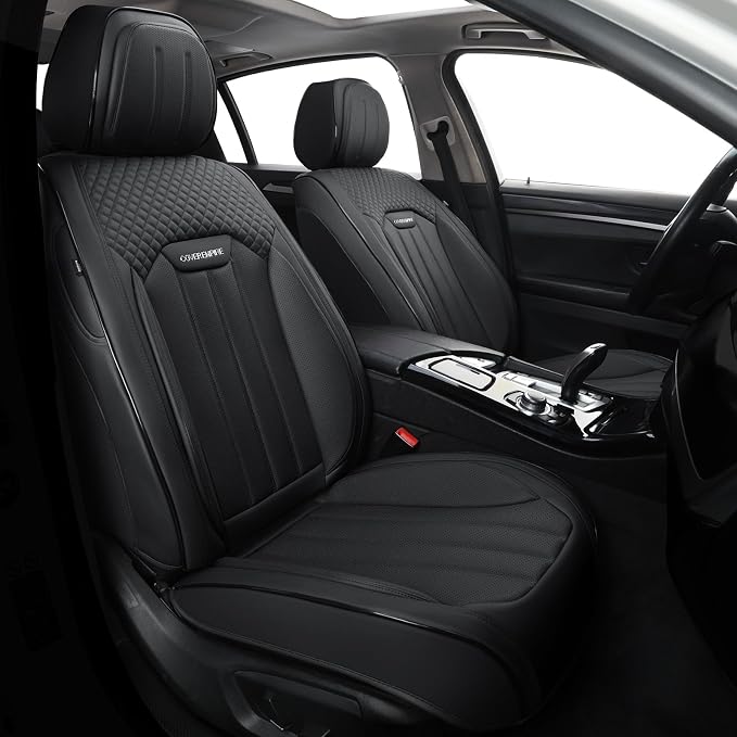 Universal Seat Covers — Front Seat — Black