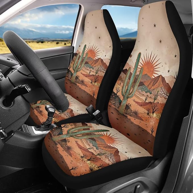 Universal Fabric Seat Covers — Full Set