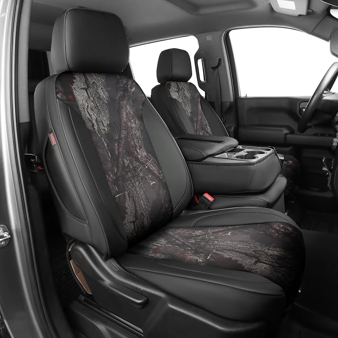 Faux Leather Seat Covers for Chevrolet Silverado — Black