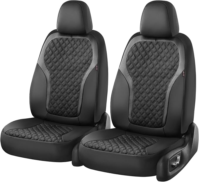 Universal Seat Covers — Front Seat — Black