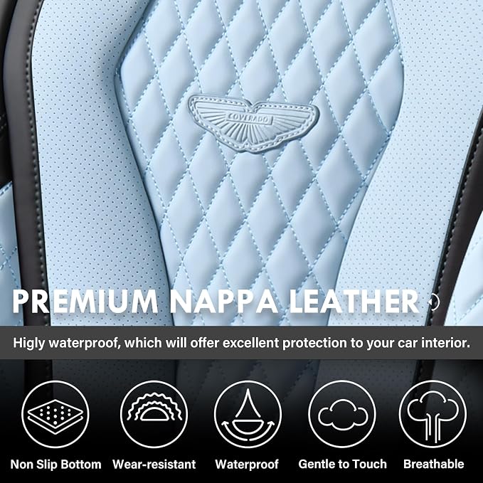 Universal Seat Covers — Full Set — Blue