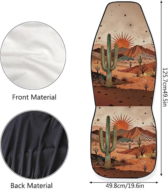 Universal Fabric Seat Covers — Full Set