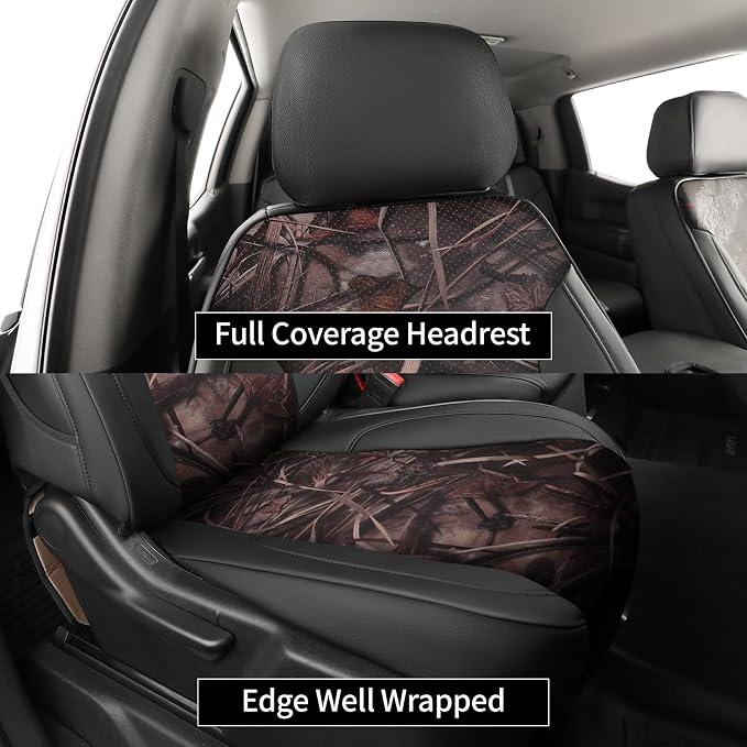 Faux Leather Seat Covers for Chevrolet Silverado — Black