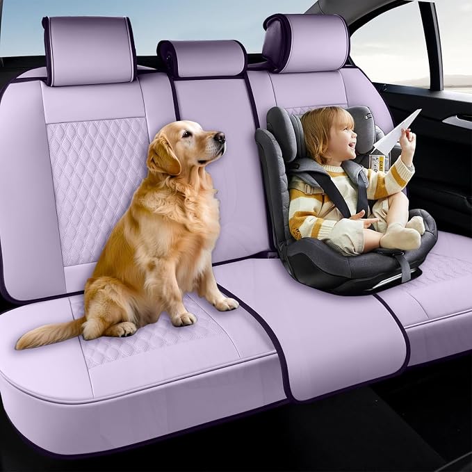 Universal Seat Covers — Rear Seat — Purple