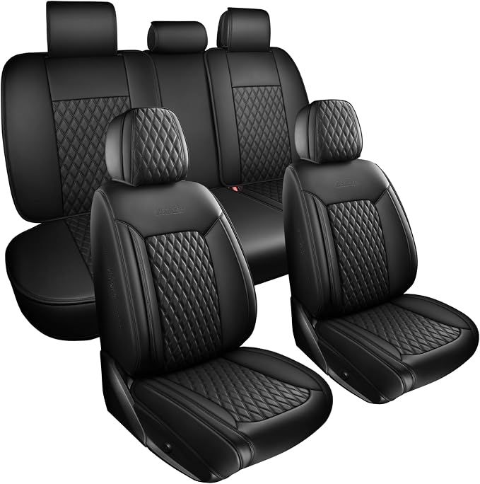 Universal Seat Covers — Full Set — Black