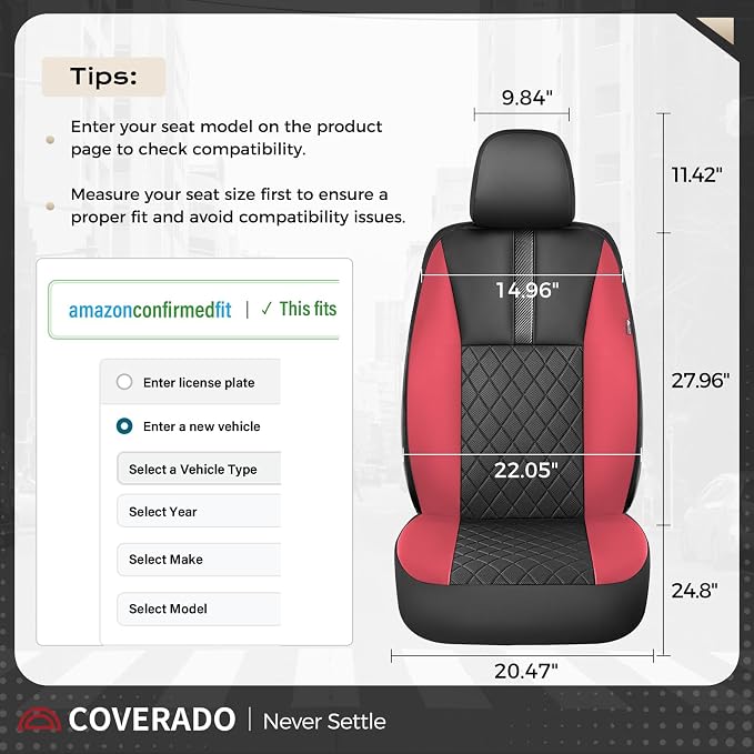 Universal Seat Covers — Front Seat