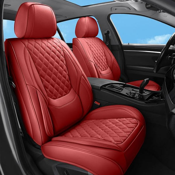 Universal Seat Covers — Full Set — Red