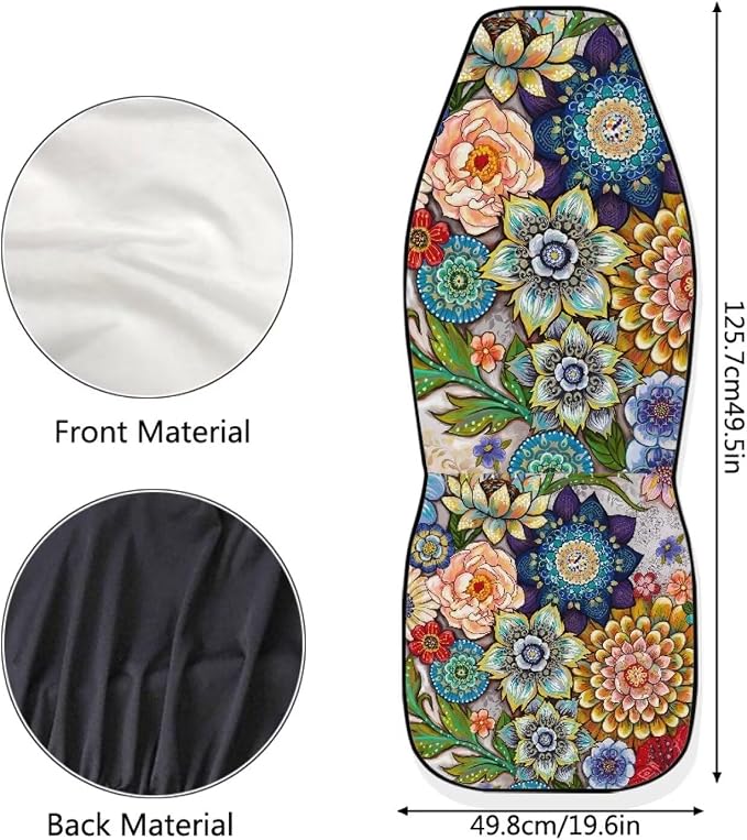 Universal Fabric Seat Covers — Front Seat