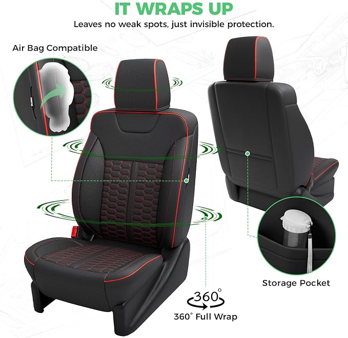 Faux Leather Seat Covers for Chevrolet Silverado / GMC Sierra