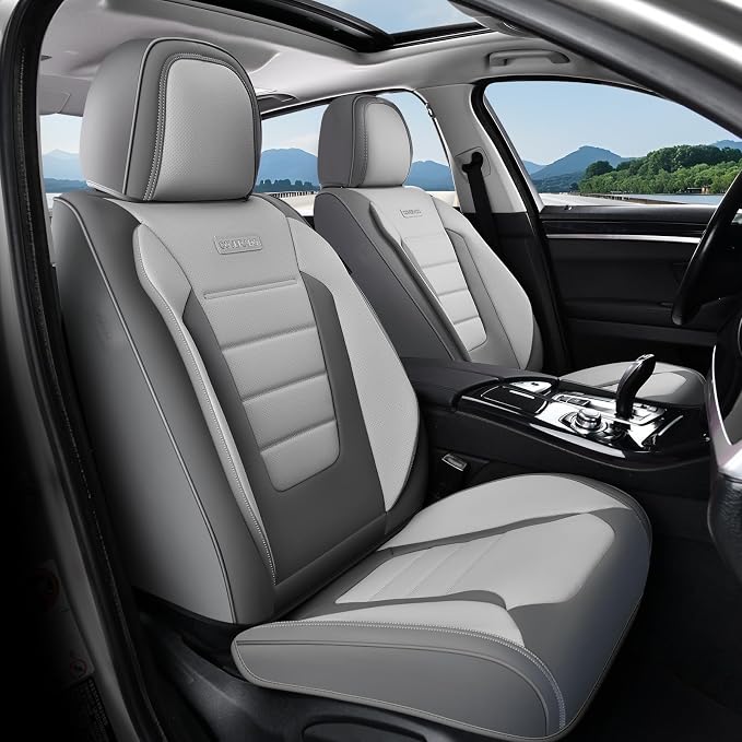 Universal Seat Covers — Full Set — Gray