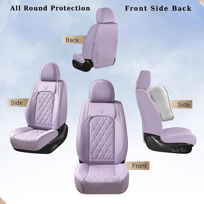 Universal Seat Covers — Full Set — Purple