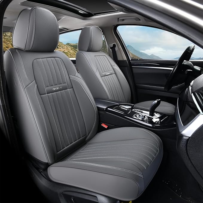 Universal Seat Covers — Full Set — Gray