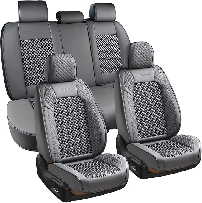 Universal Seat Covers — Full Set — Gray