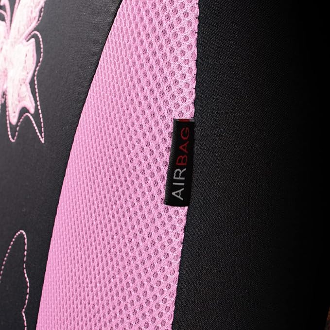 Universal Seat Covers — Full Set — Pink