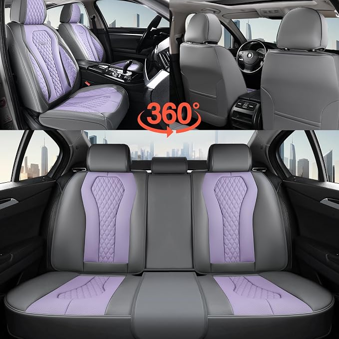 Universal Seat Covers — Front Seat — Purple