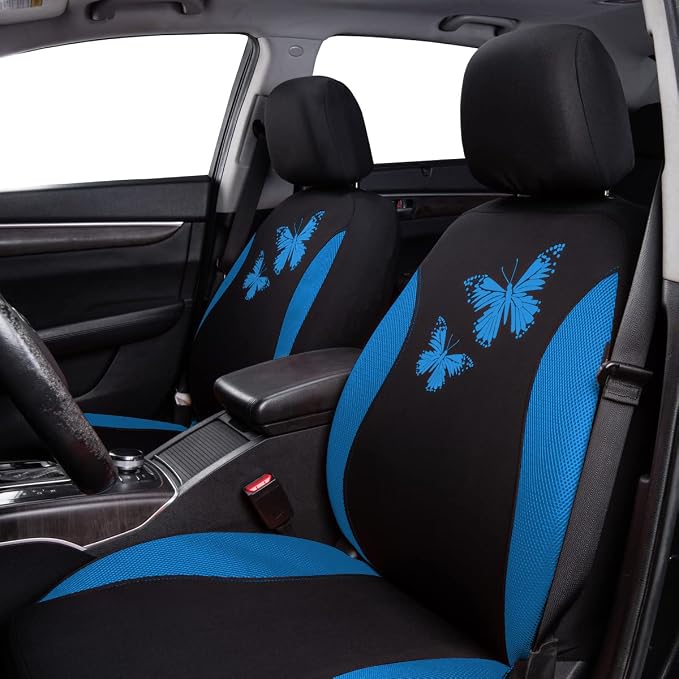 Universal Seat Covers — Full Set — Blue