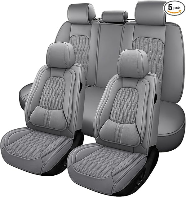 Universal Seat Covers — Full Set — Gray