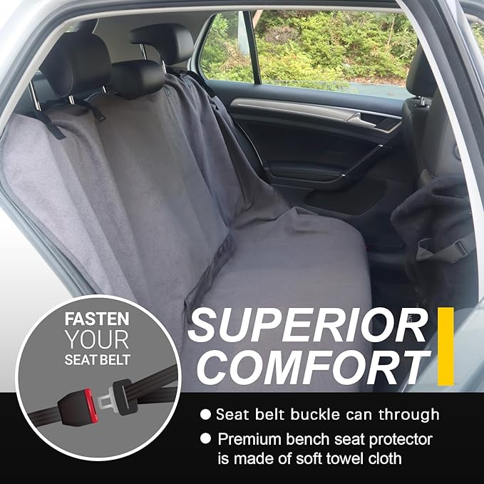 Pet Car Seat Protector — Gray