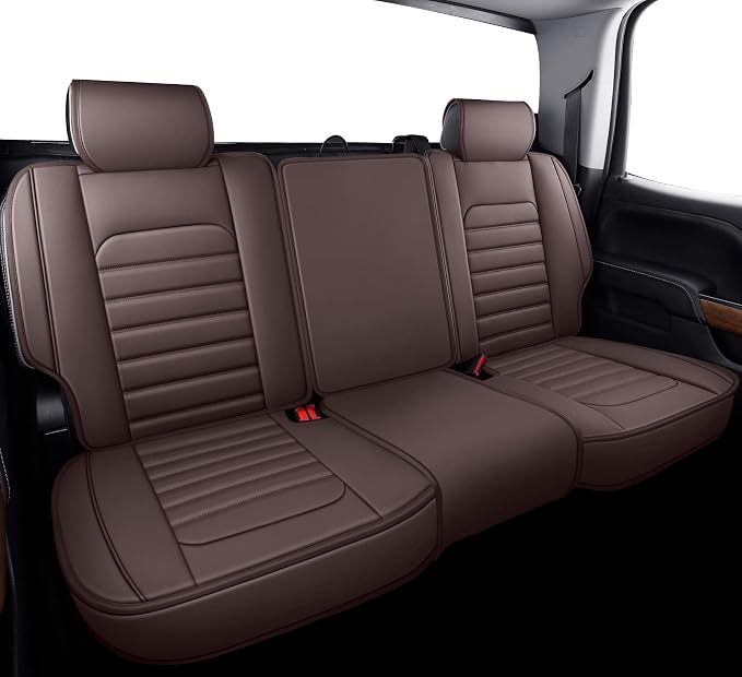 Seat Covers for Chevrolet Silverado / GMC Sierra — Rear Seat — Brown
