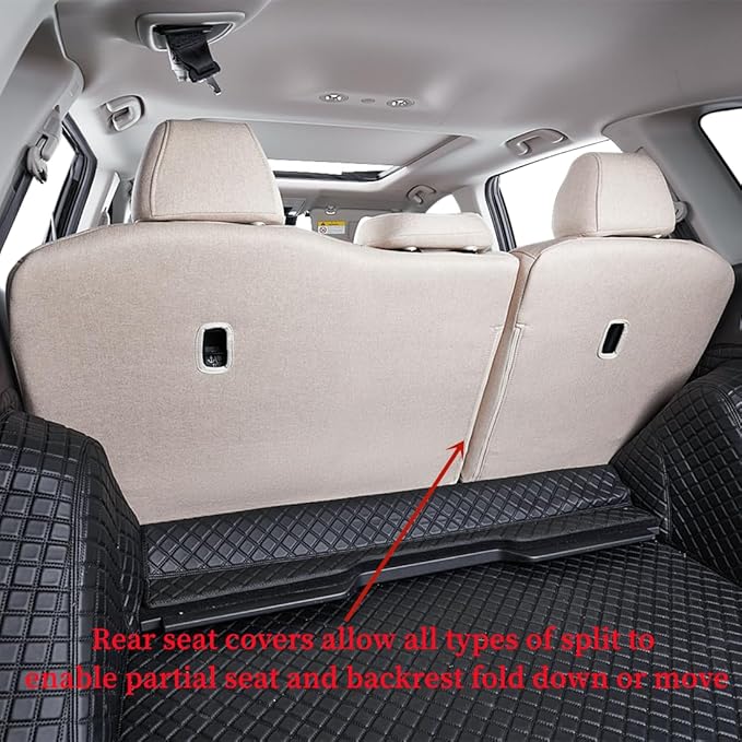 Fabric Seat Covers for Toyota Tacoma — Full Set — Beige