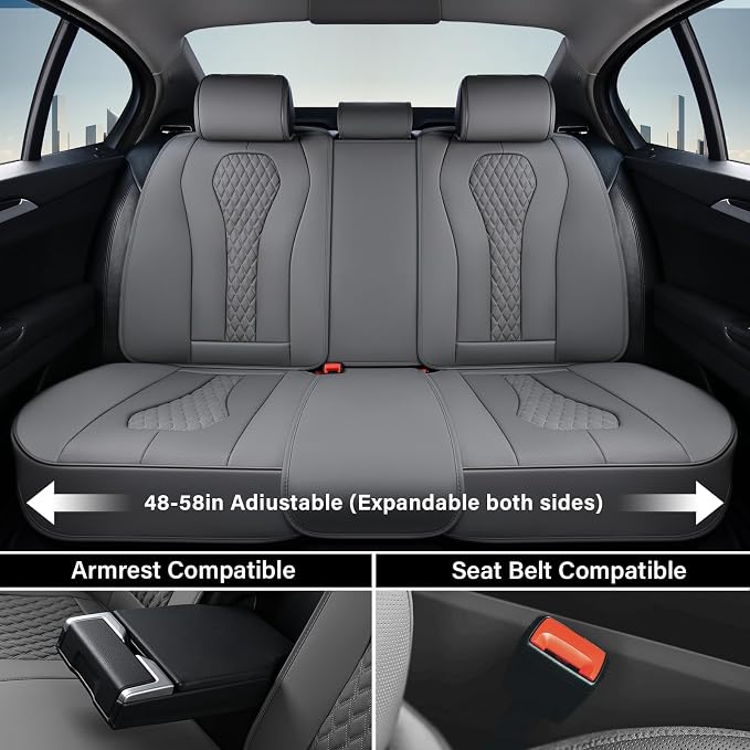 Universal Seat Covers — Full Set — Gray