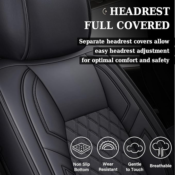 Seat Covers for Toyota Tundra — Black