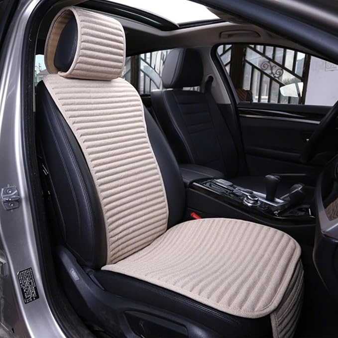 Universal Seat Covers — Front Seat — Beige