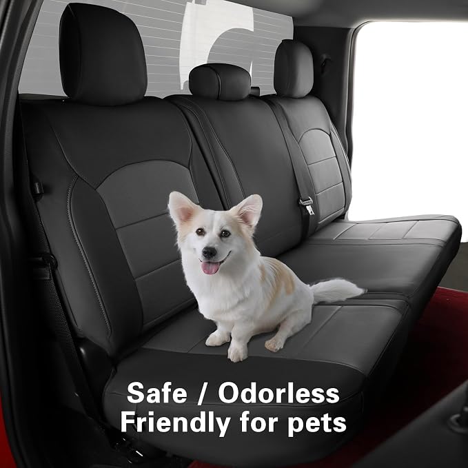 Seat Covers for Multiple Vehicles — Full Set — Black / Gray