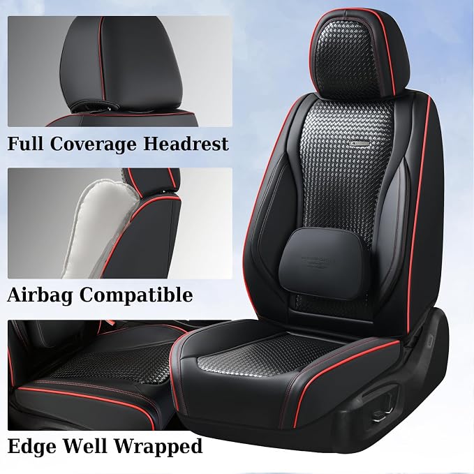 Universal Seat Covers — Front Seat — Black