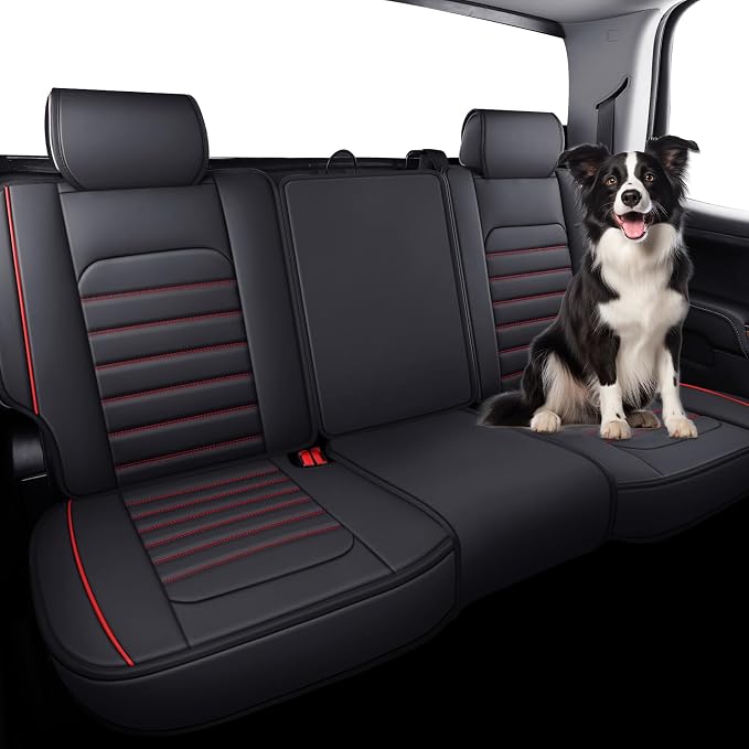 Seat Covers for Chevrolet Silverado / GMC Sierra — Black / Red