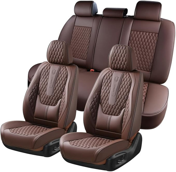Universal Seat Covers — Full Set — Coffee