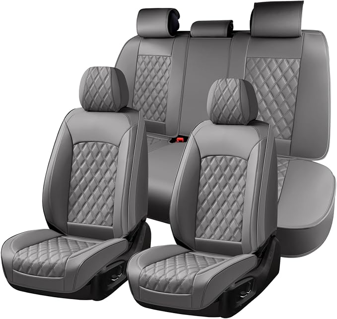 Universal Seat Covers — Full Set — Gray
