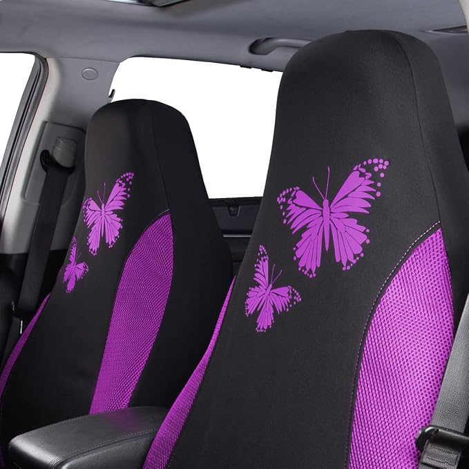 Universal Seat Covers — Front Seat — Purple