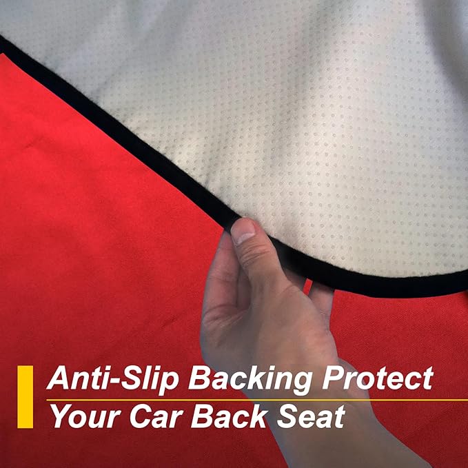 Pet Car Seat Protector — Red