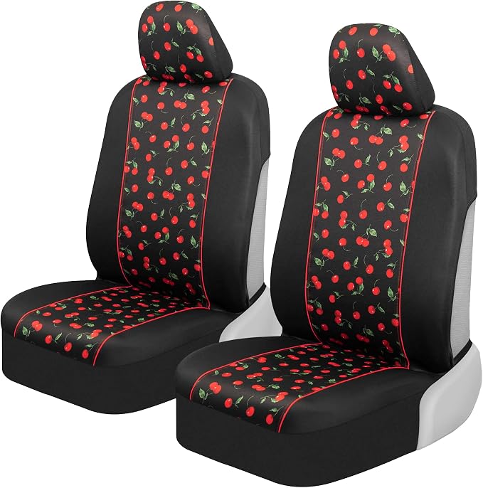 Car Seat Covers — Front Seat — Red