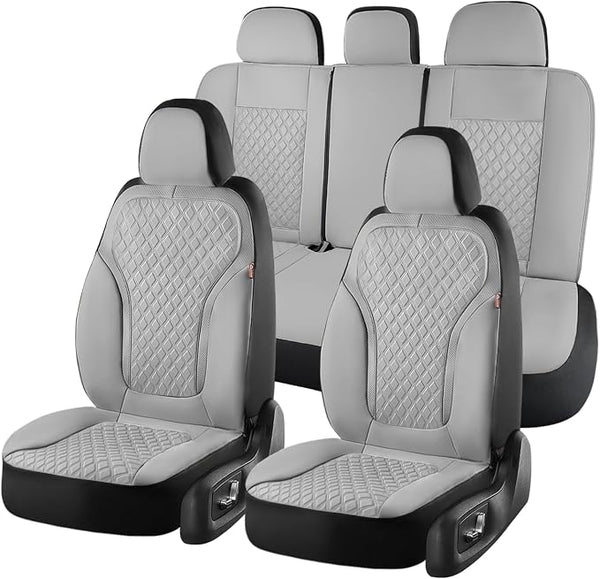 Universal Seat Covers — Full Set — Gray