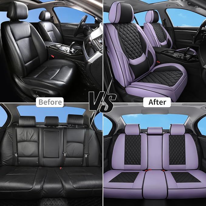 Universal Seat Covers — Full Set — Black