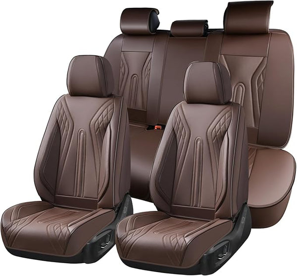 Universal Seat Covers — Full Set — Coffee