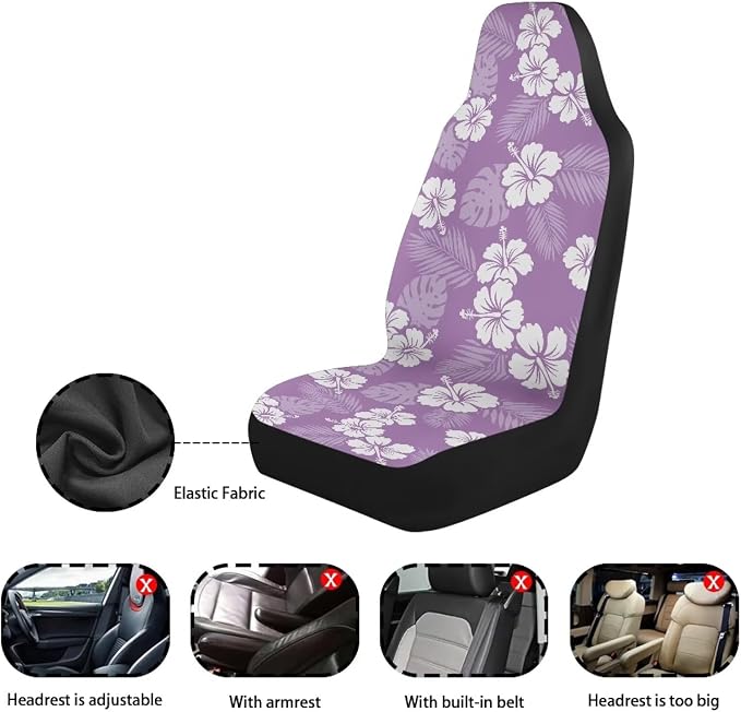 Universal Fabric Seat Covers — Front Seat