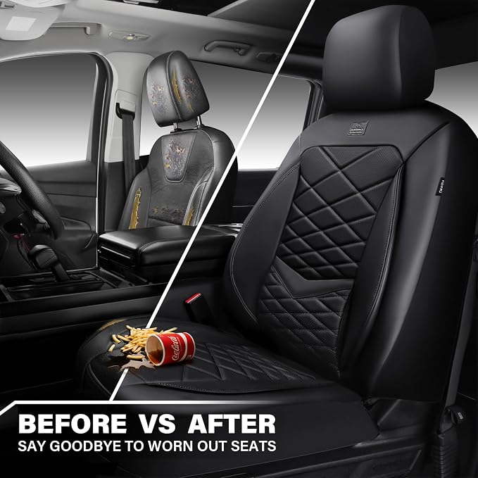 Universal Seat Covers — Front Seat — Black