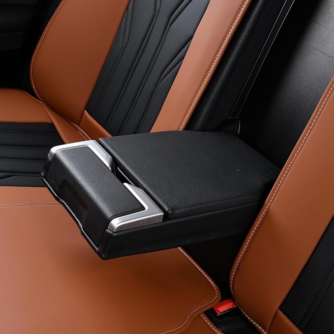 Universal Seat Covers — Rear Seat — Brown / Black